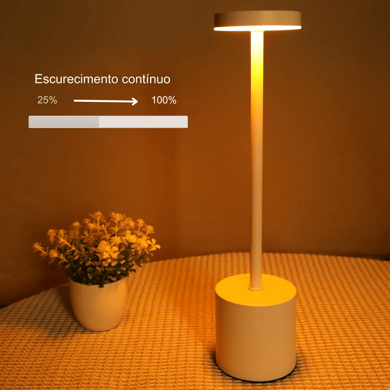 Luminária de mesa Recarregável - Utopia